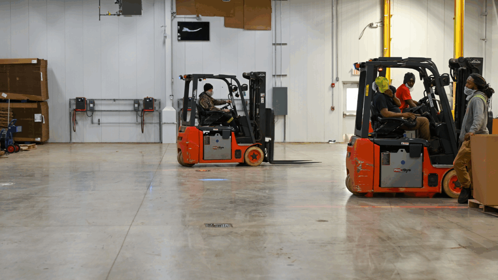 A view inside the Reynolds Operations Cetner in Tobaccoville, North Carolina.